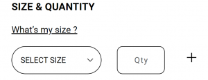 Choose the size and the quantity of your invictus custom football gloves