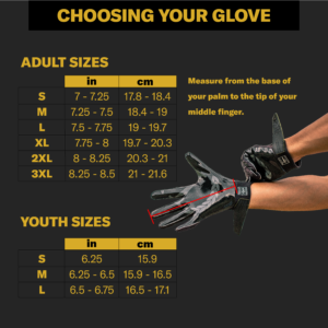 How to choose the size of your football gloves by Invictus Gloves