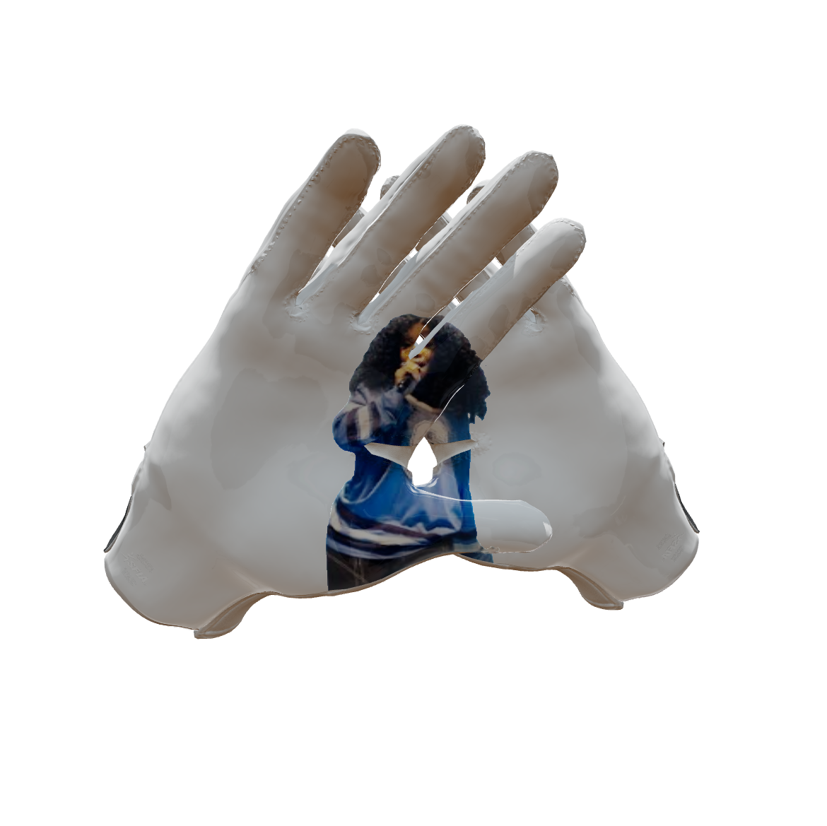 Custom Created Football Glove 205103