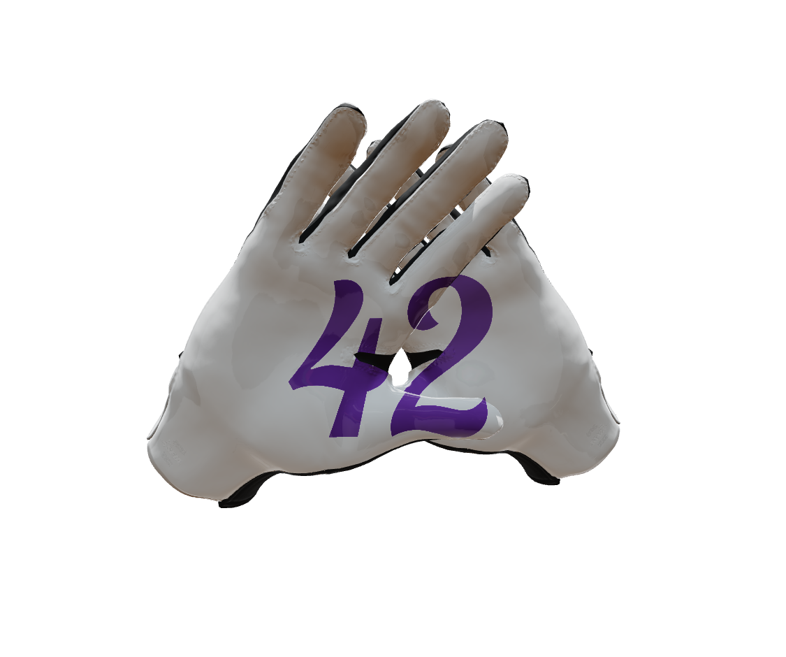 Custom Created Football Glove 956418