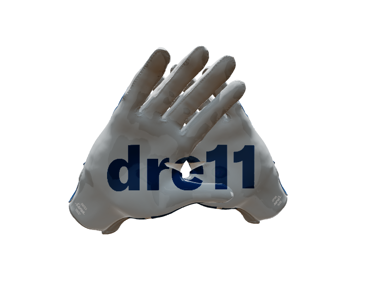 Custom Created Football Glove 135099