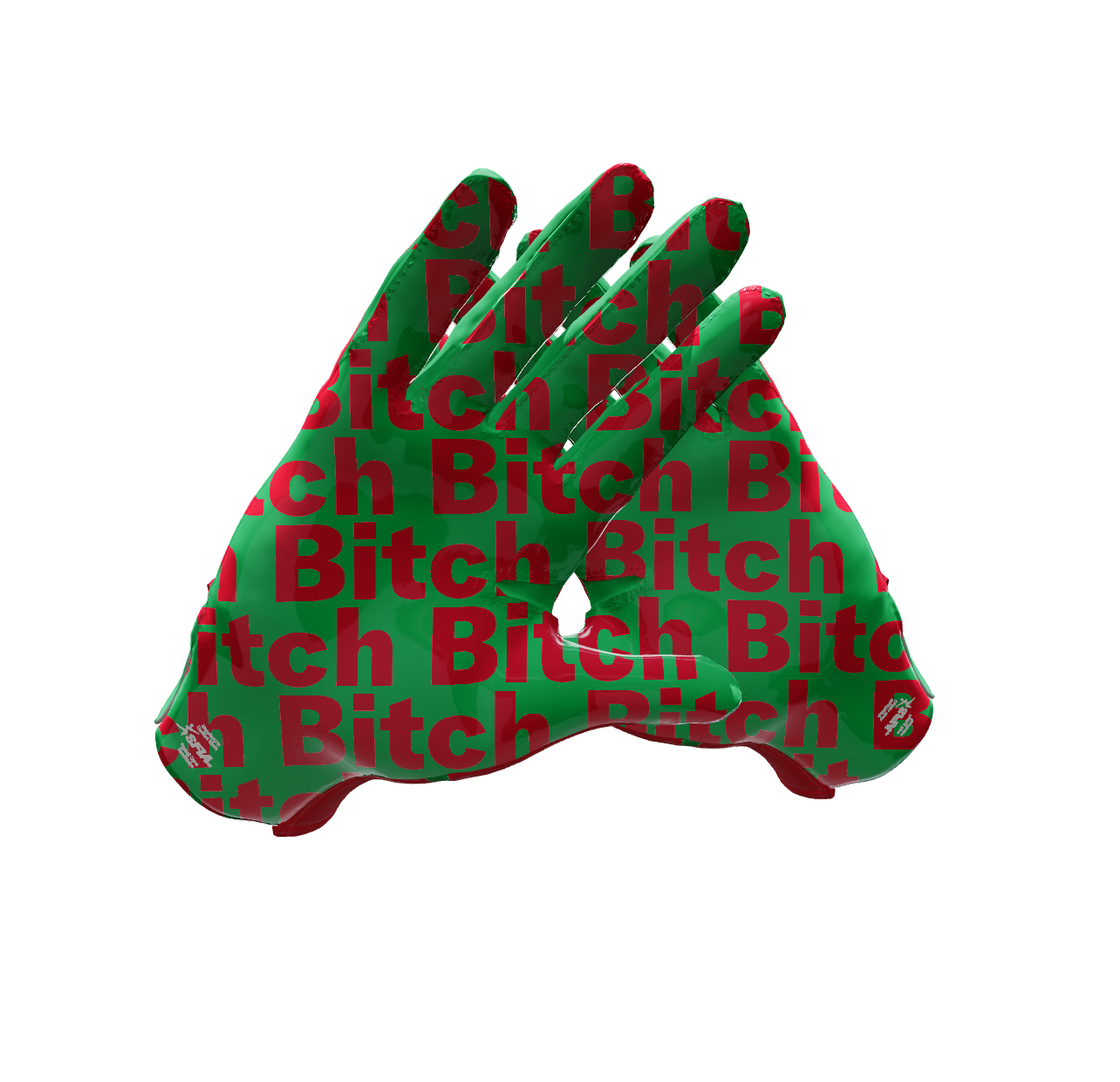 Custom Created Football Glove 870455