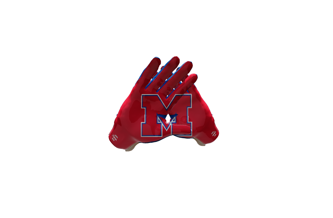Custom Created Football Glove 300787