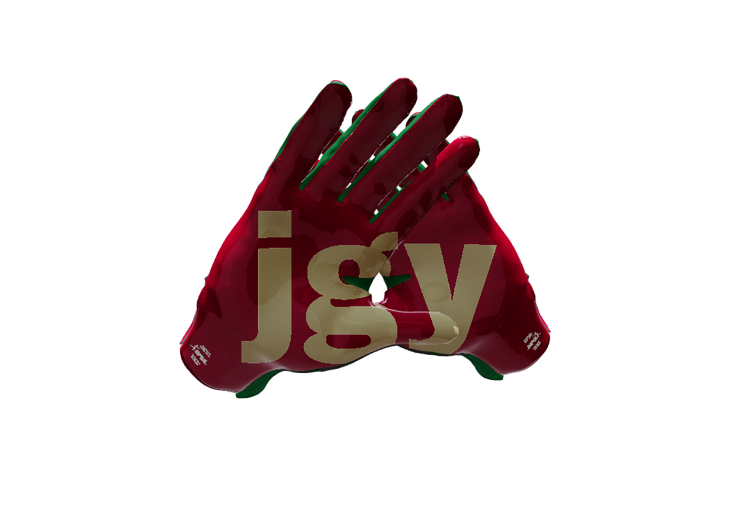 Custom Created Football Glove 229995