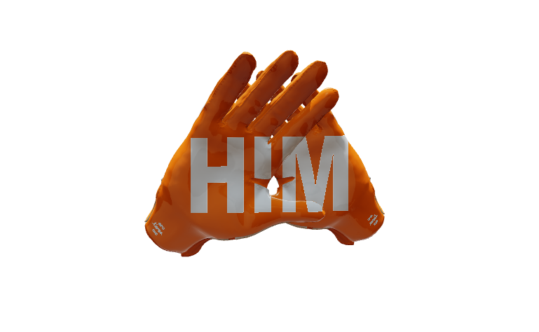 Custom Created Football Glove 140211