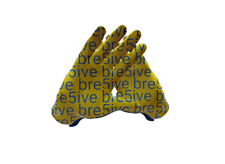 Custom Created Football Glove 540316