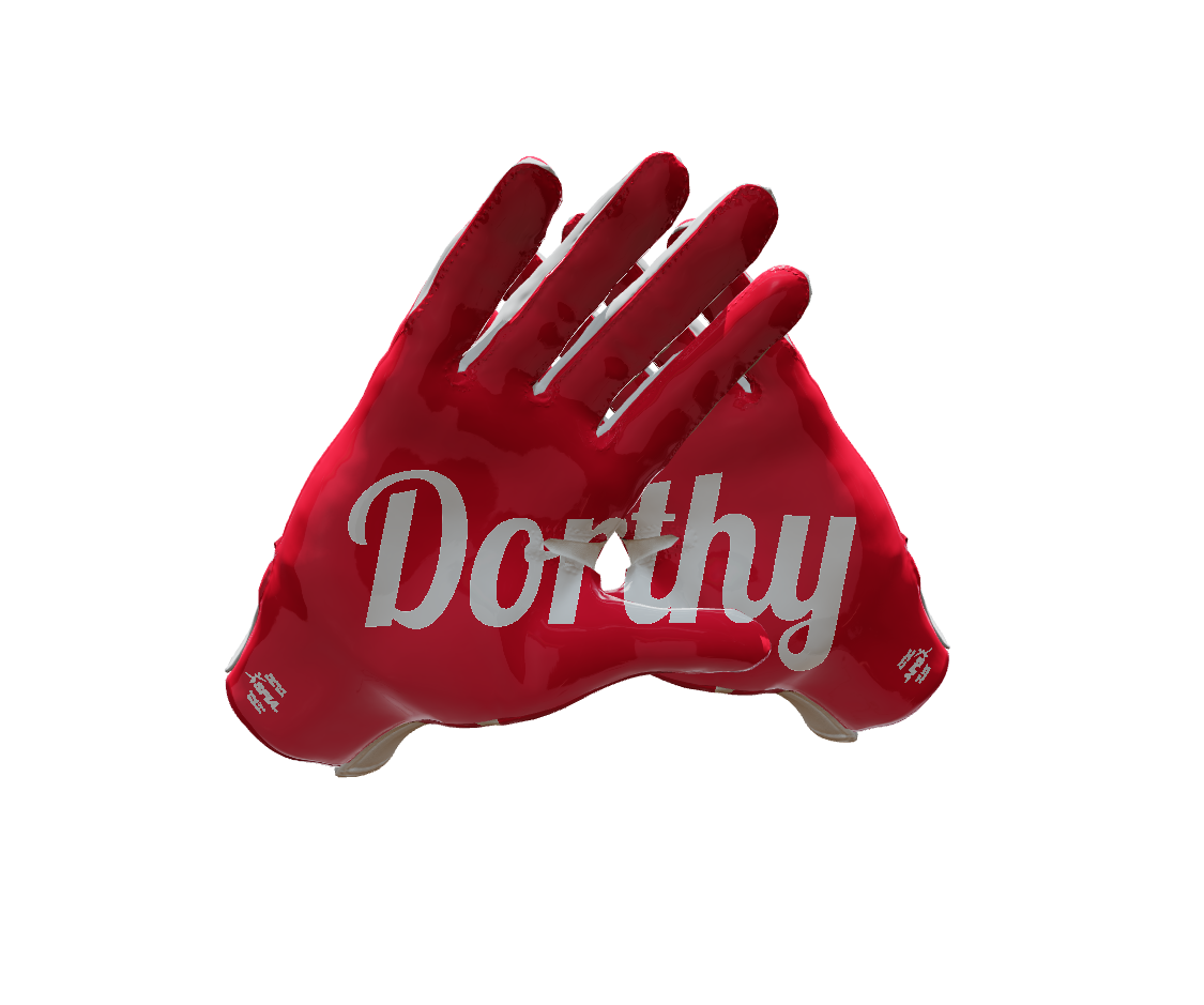 Custom Created Football Glove 551422