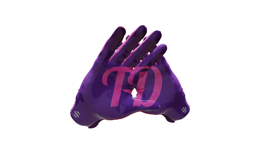 Custom Created Football Glove 853240
