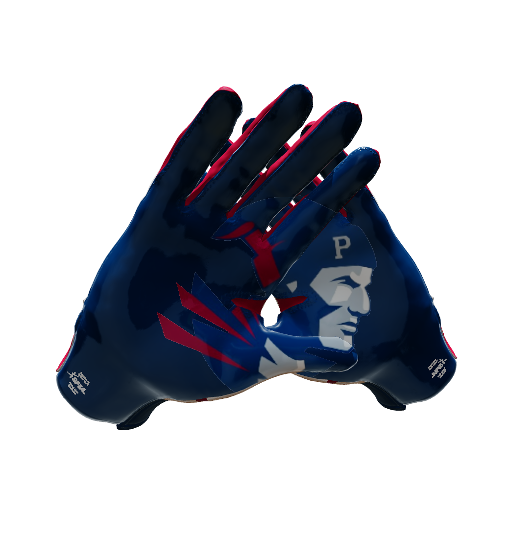 Custom Created Football Glove 103207