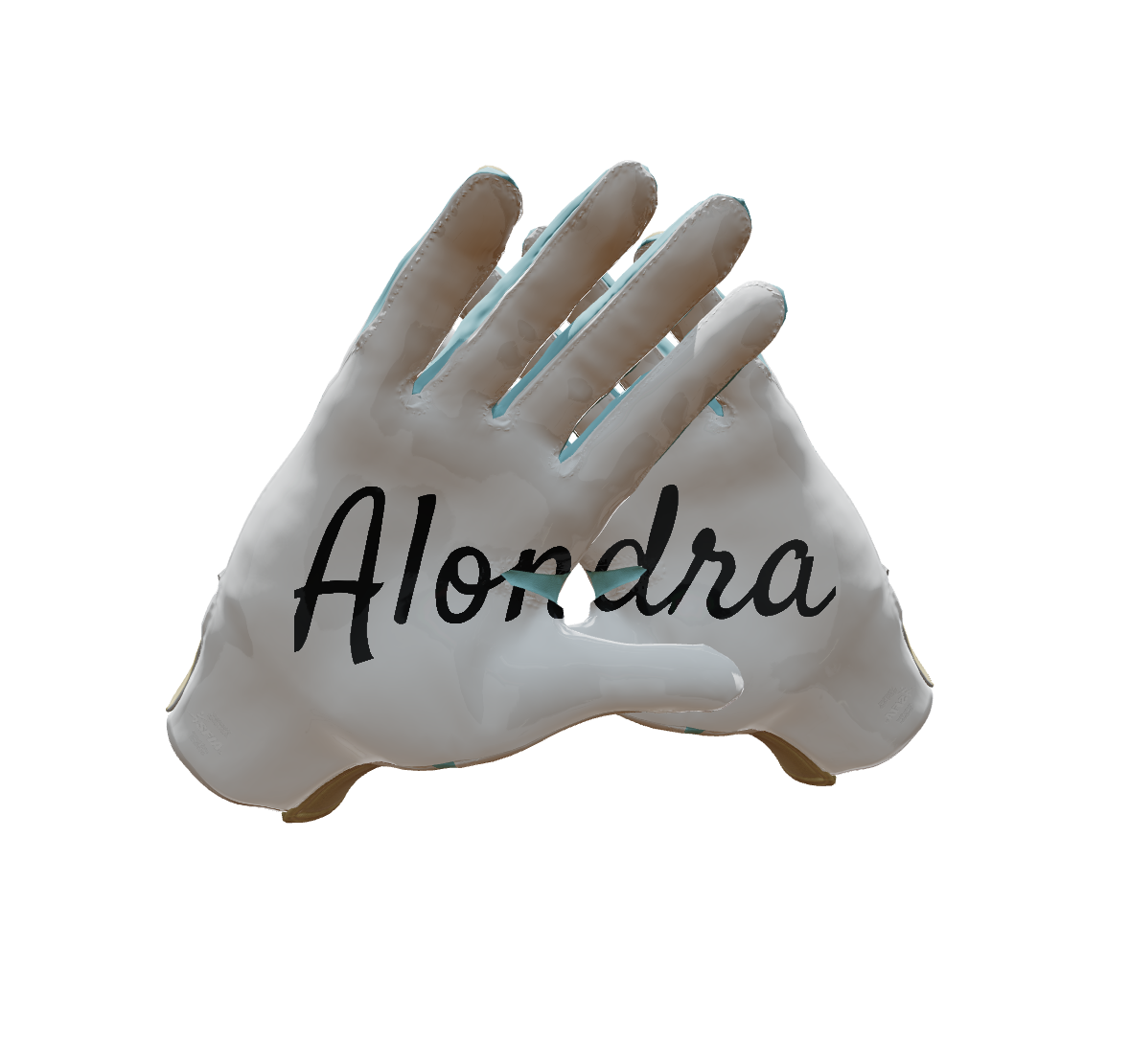 Custom Created Football Glove 638631