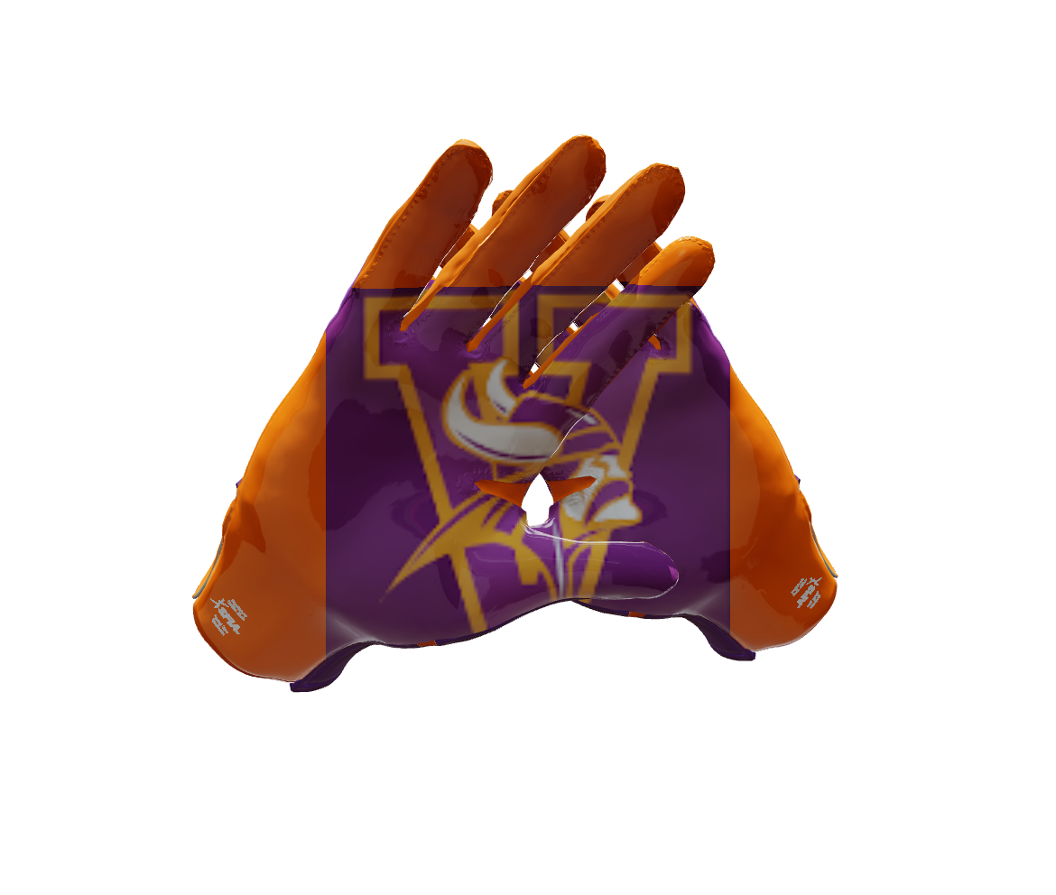 Custom Created Football Glove 664882