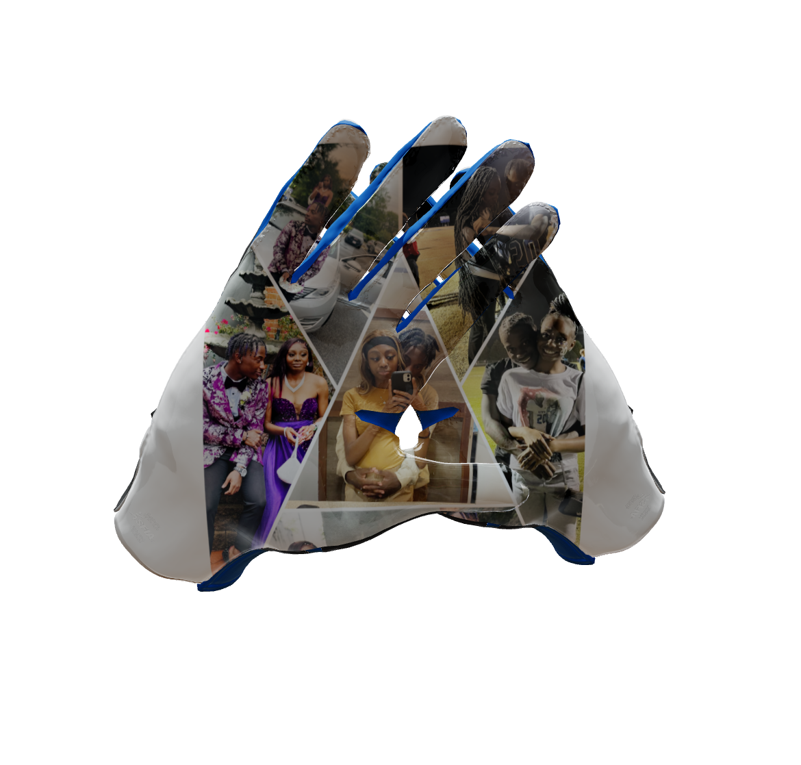 Custom Created Football Glove 791030