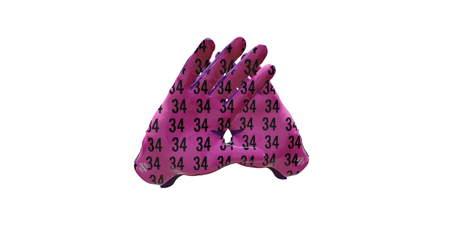 Custom Created Football Glove 212931