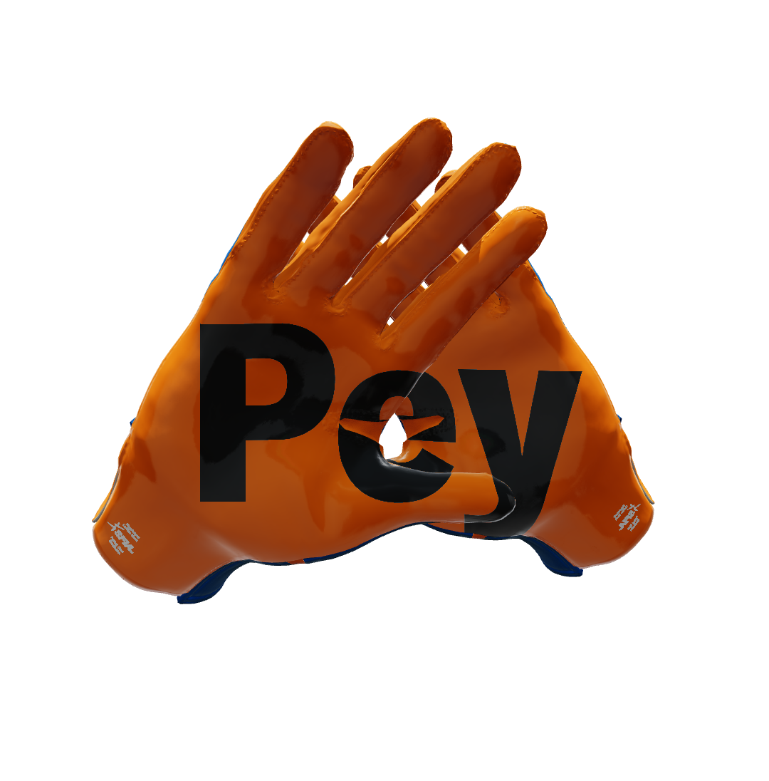 Custom Created Football Glove 134026