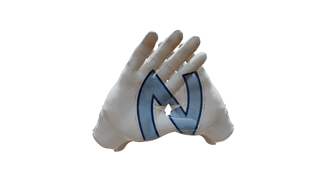 Custom Created Football Glove 681606