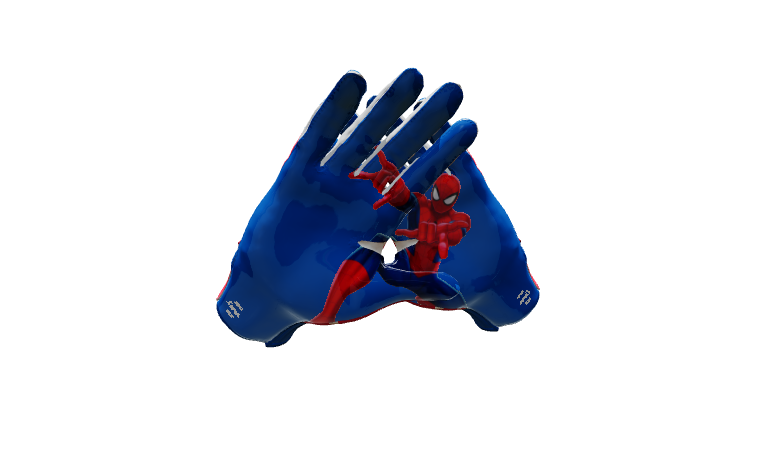 Custom Created Football Glove 100985
