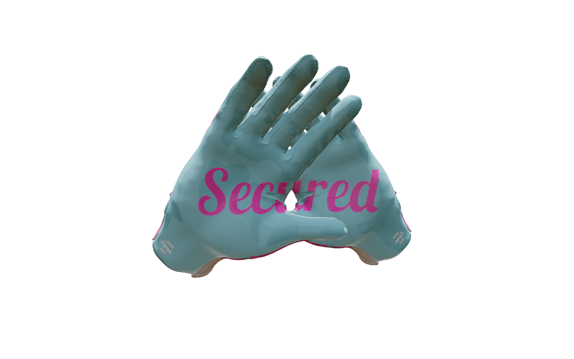 Custom Created Football Glove 115933