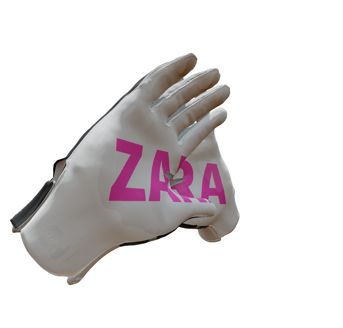 Custom Created Football Glove 386554