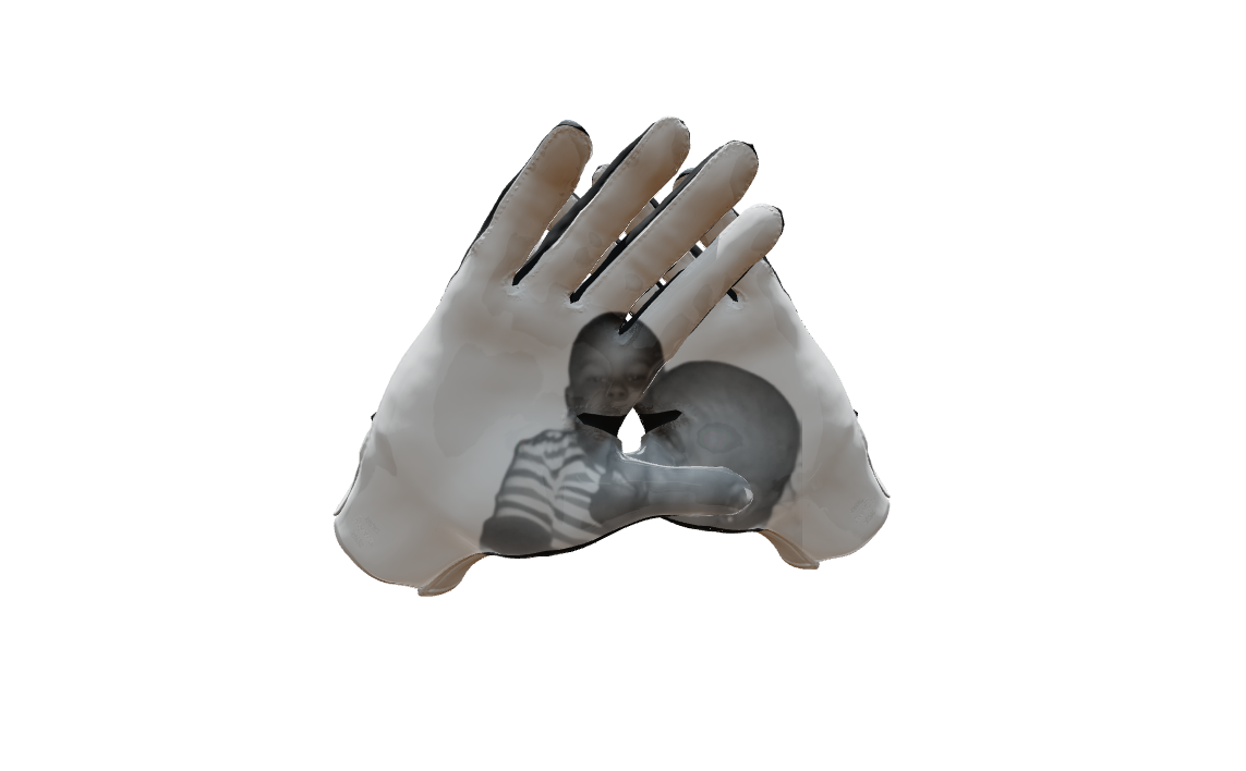 Custom Created Football Glove 730317