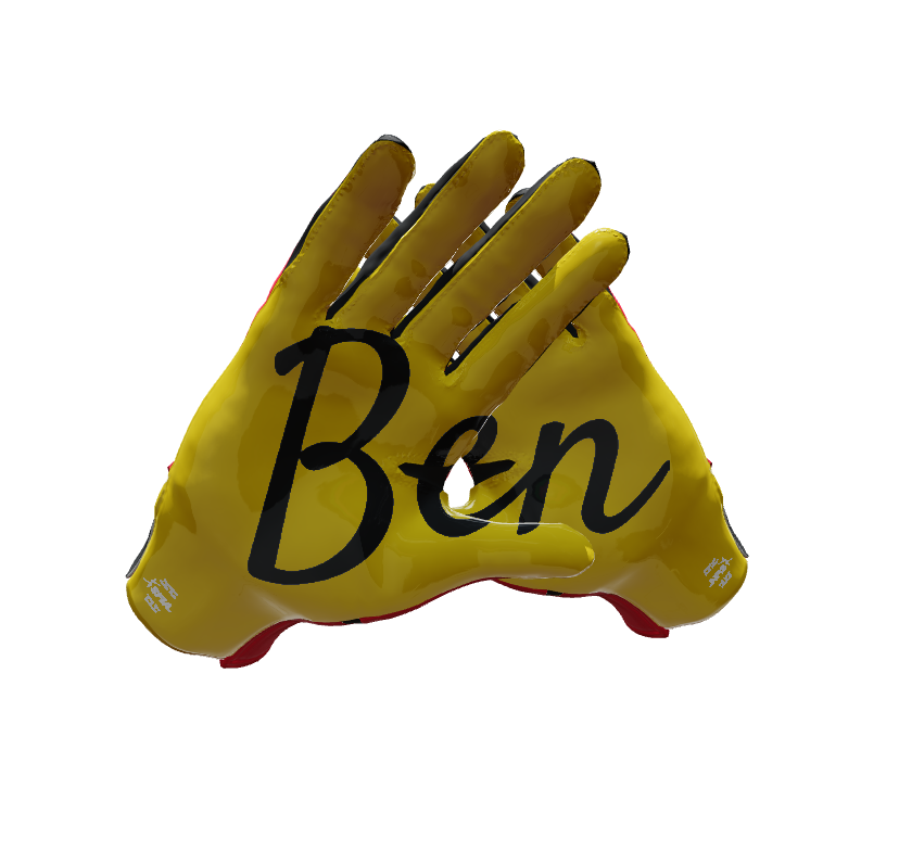Custom Created Football Glove 864661