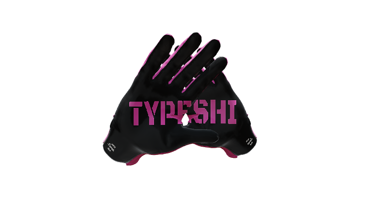 Custom Created Football Glove 941537