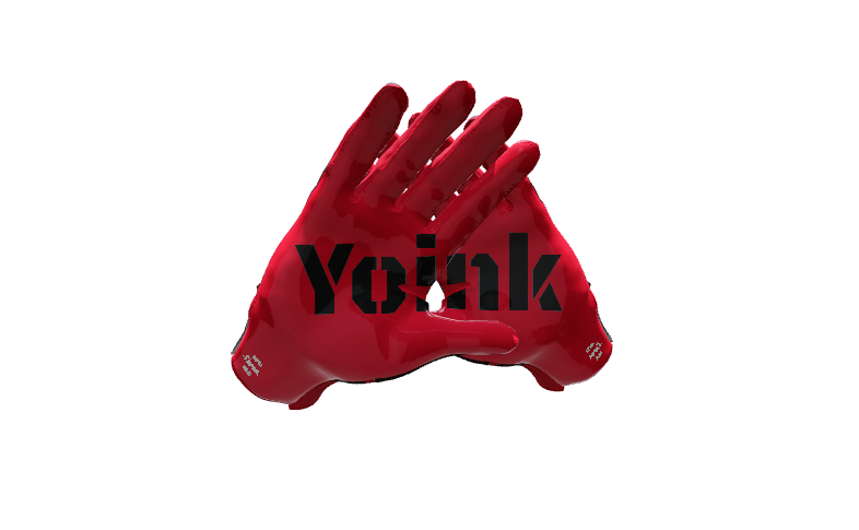 Custom Created Football Glove 900091