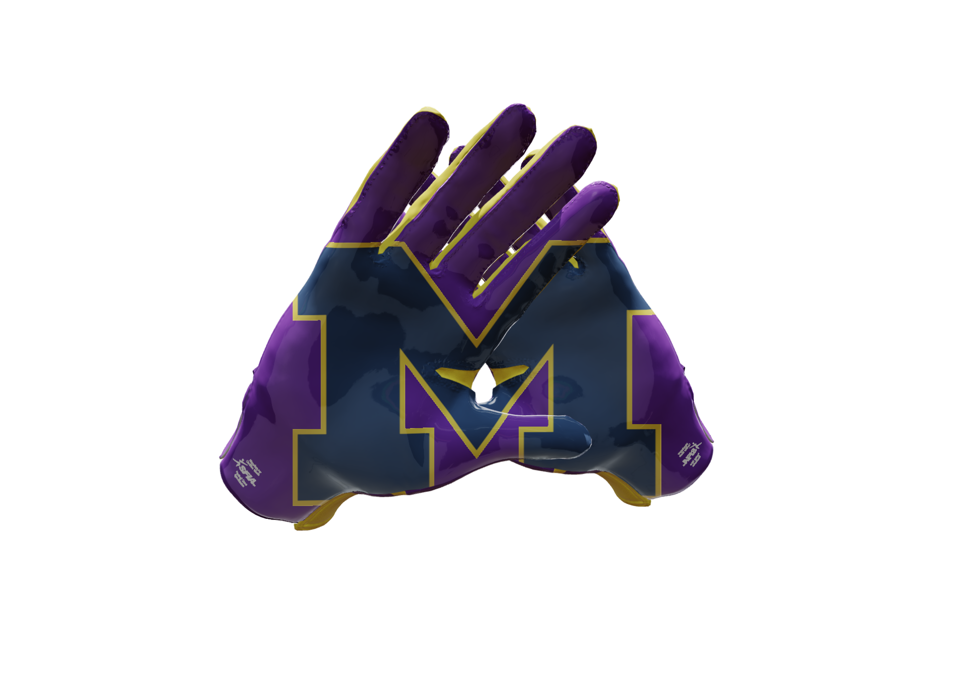 Custom Created Football Glove 887811