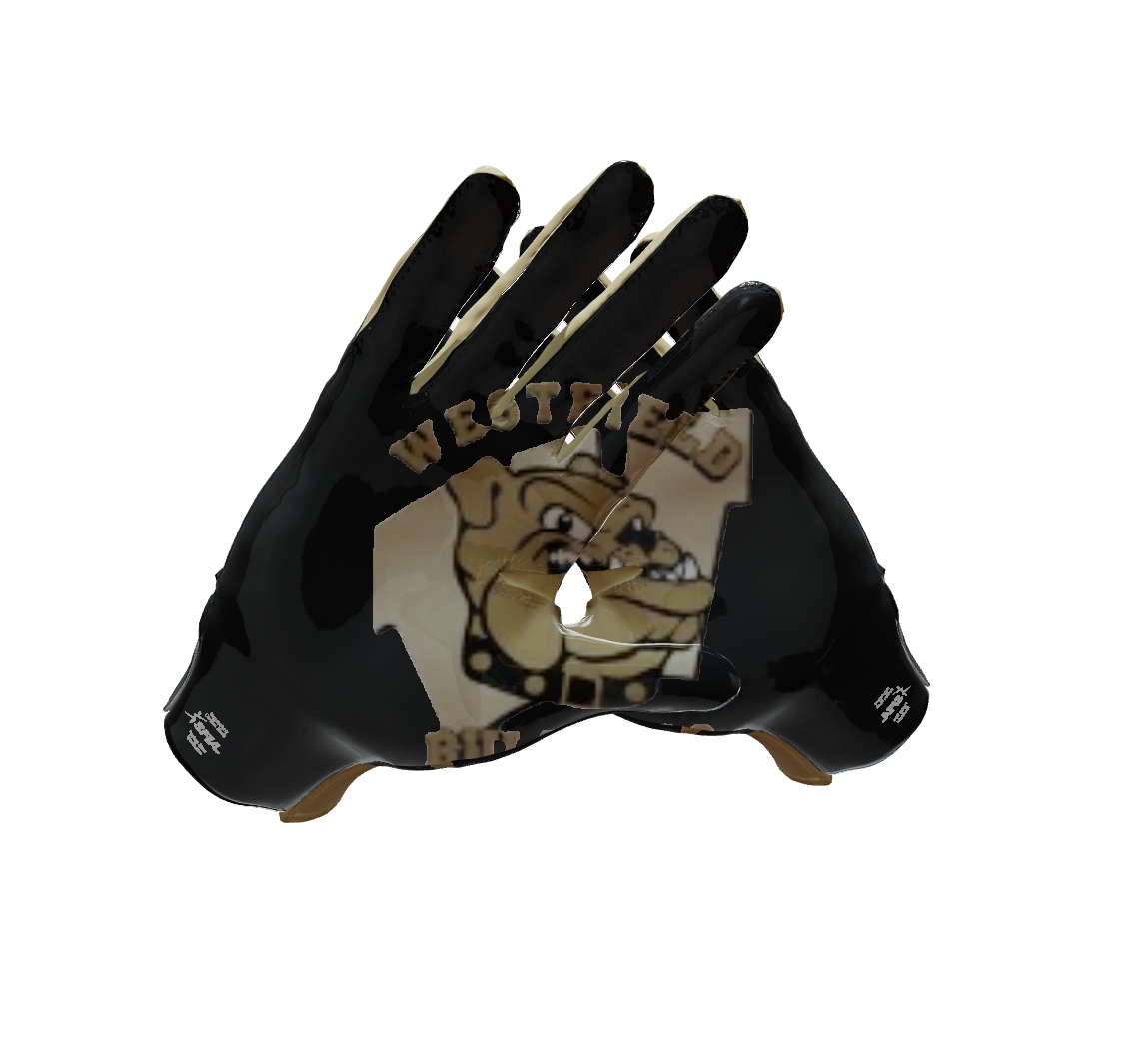 Custom Created Football Glove 655219