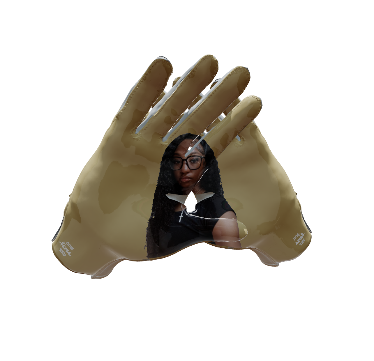 Custom Created Football Glove 953144