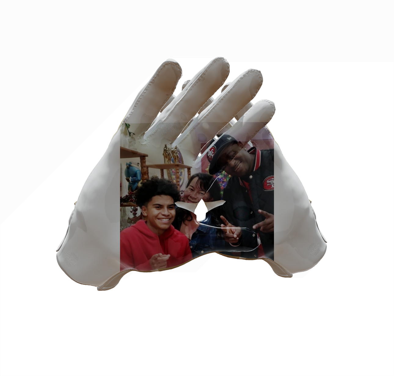 Custom Created Football Glove 964009