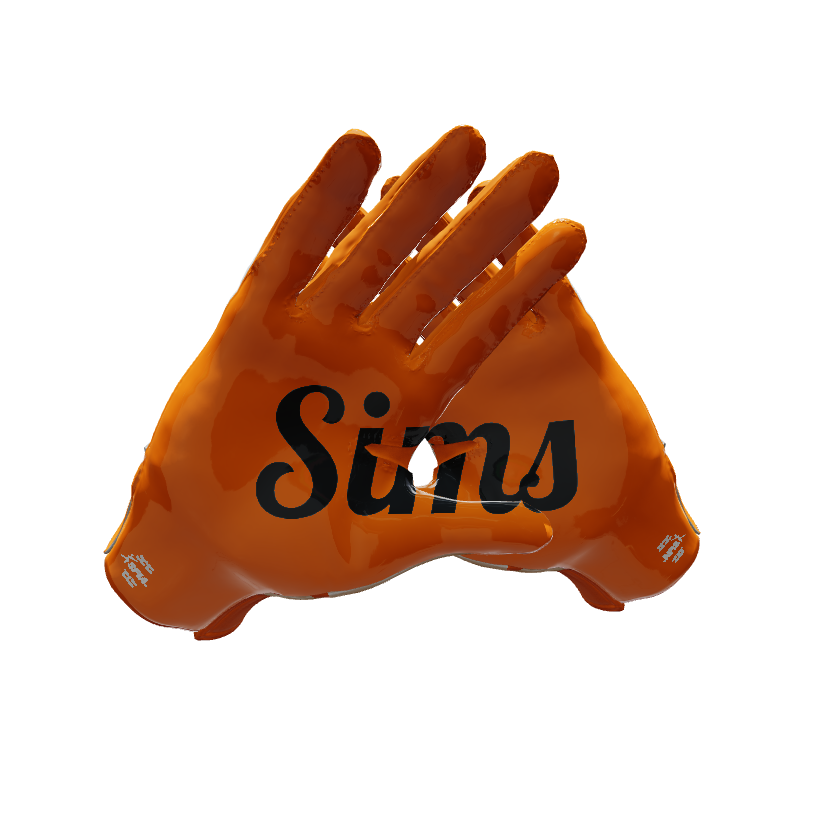 Custom Created Football Glove 990224