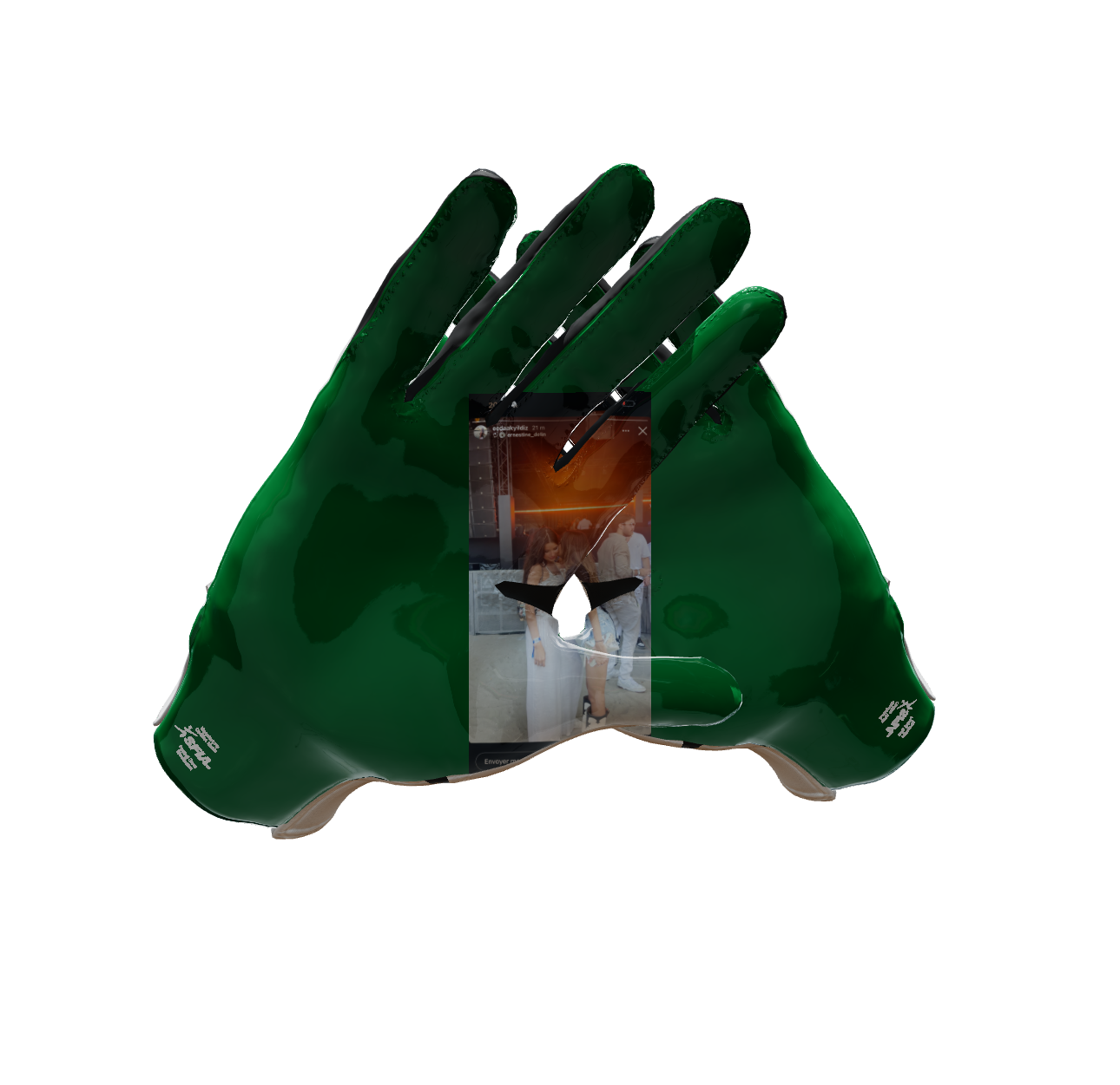 Custom Created Football Glove 503343