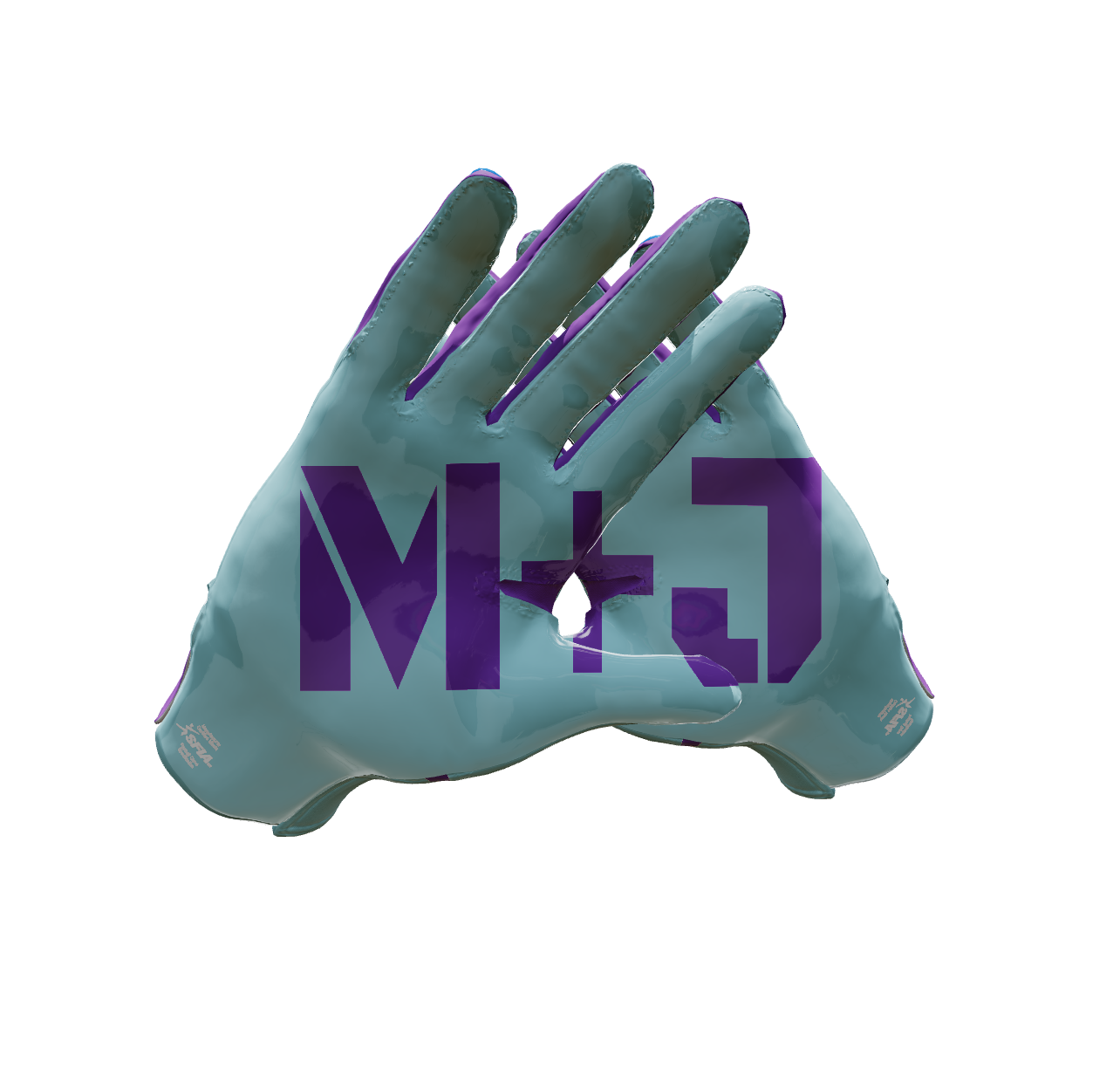 Custom Created Football Glove 502419