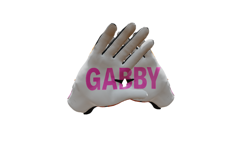 Custom Created Football Glove 741375