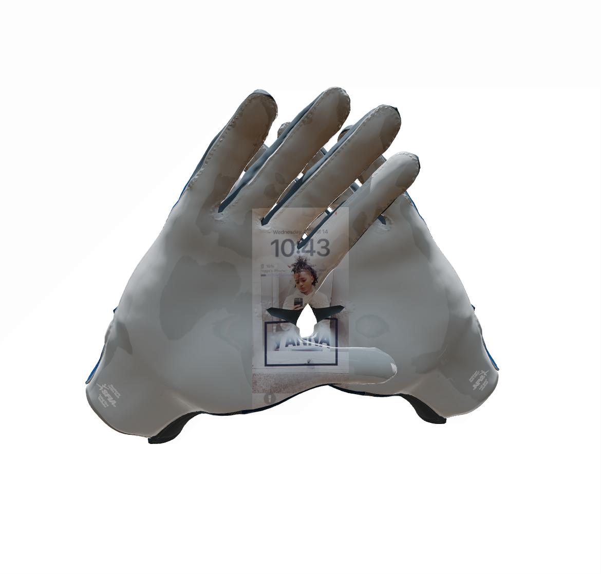 Custom Created Football Glove 654999