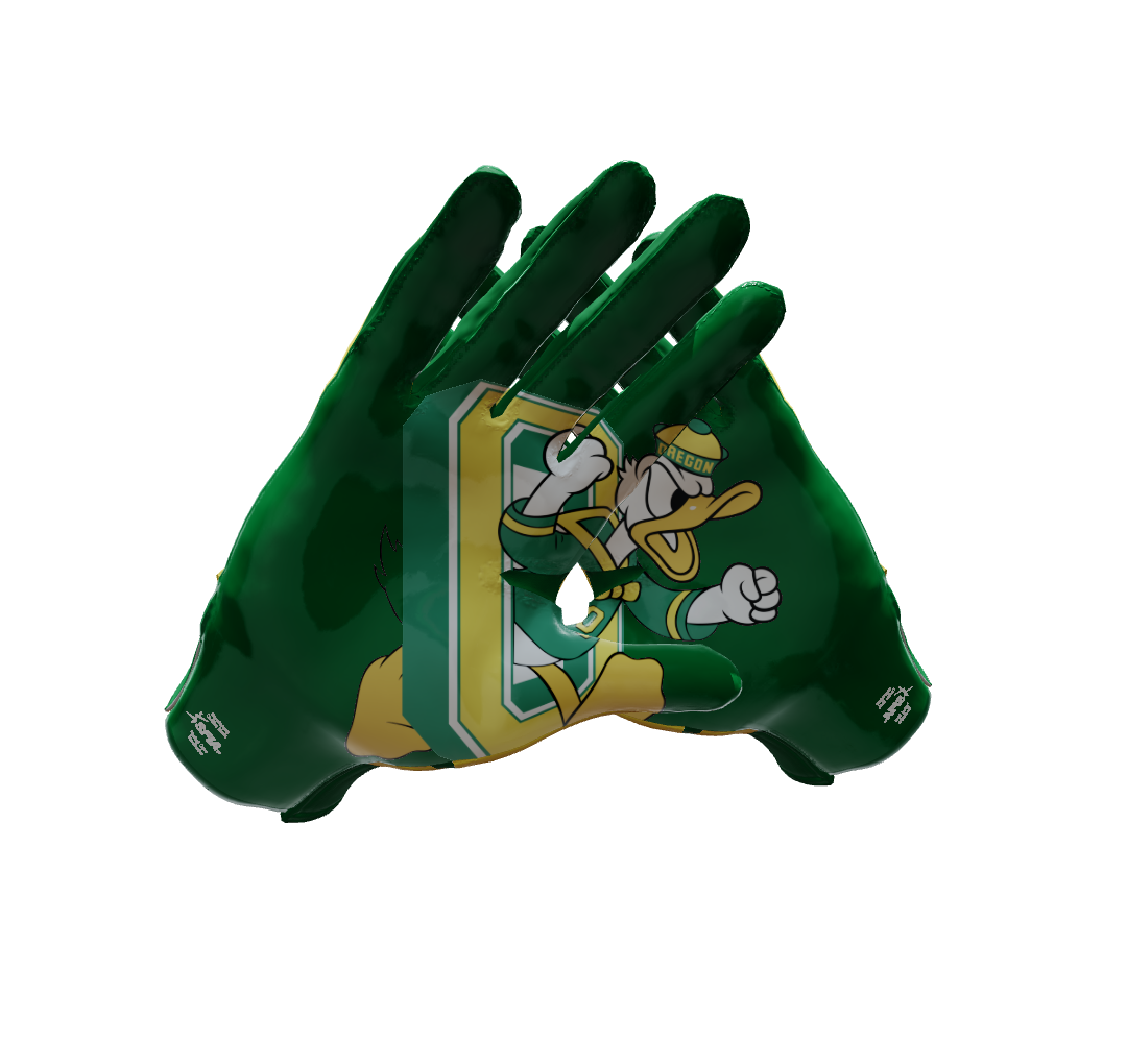 Custom Created Football Glove 126936