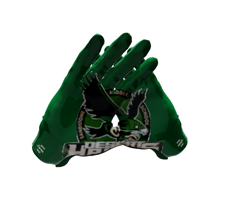 Custom Created Football Glove 991008