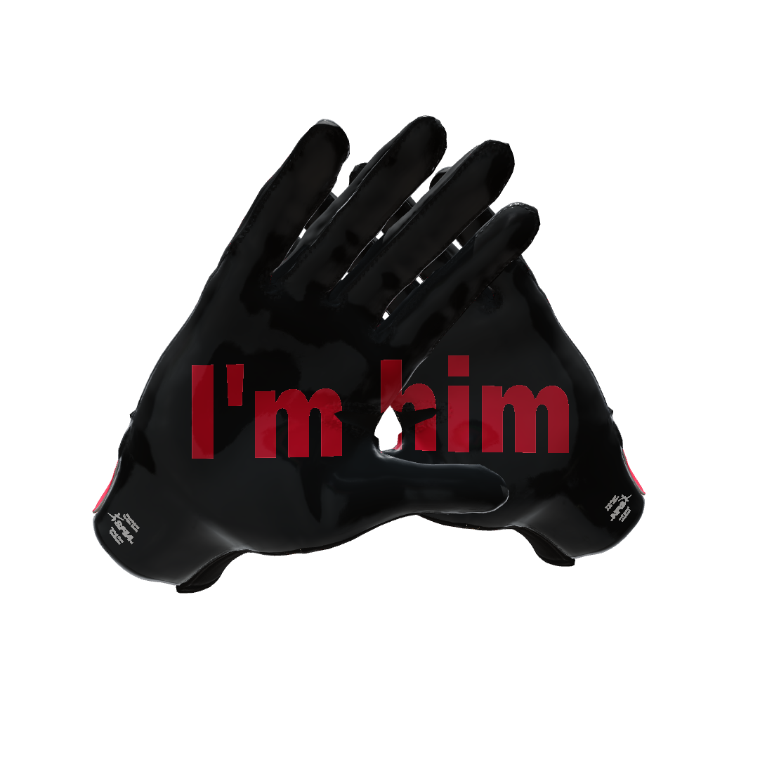 Custom Created Football Glove 803240