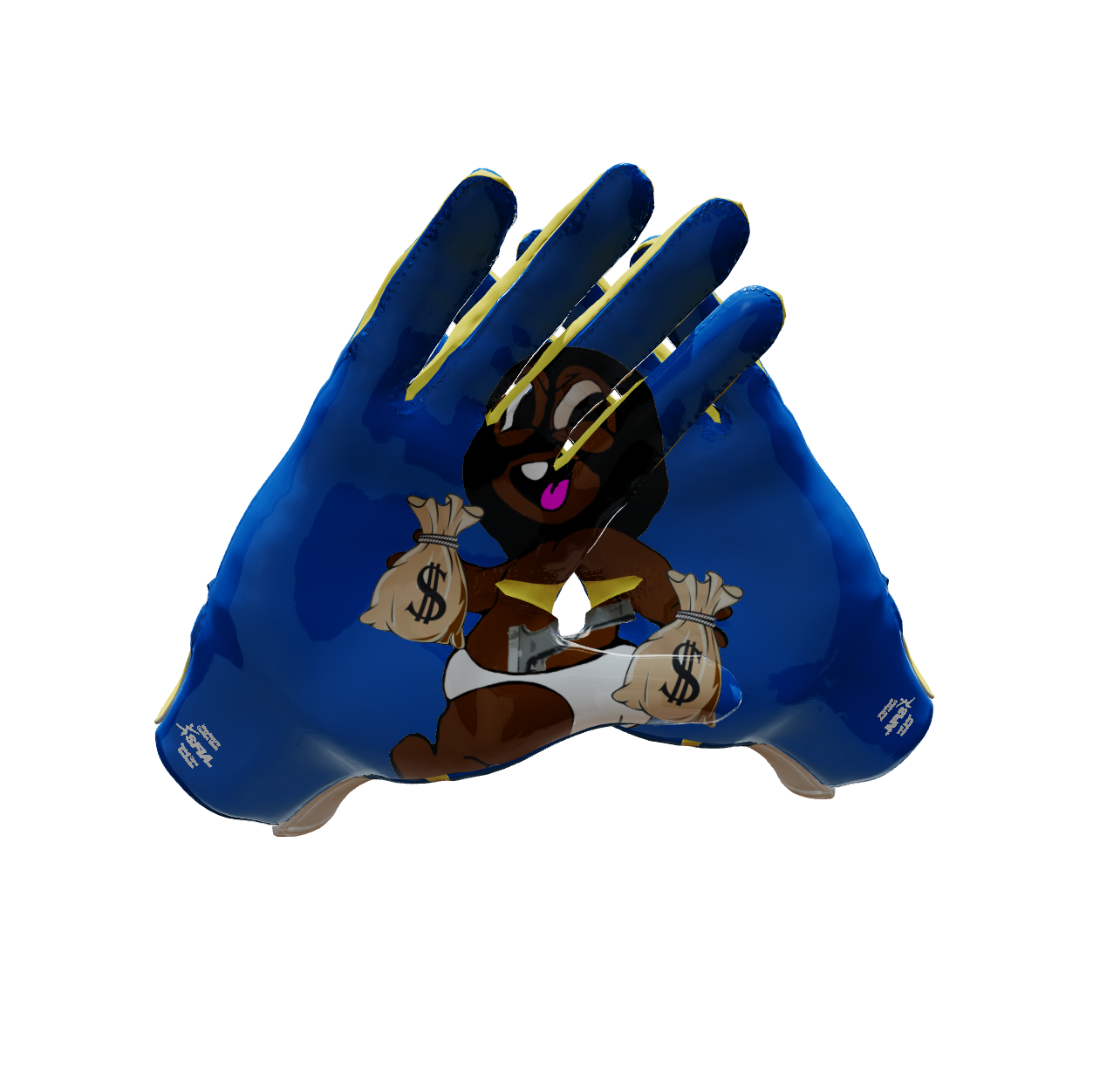 Custom Created Football Glove 618039