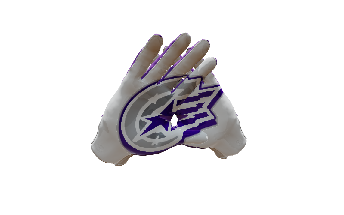 Custom Created Football Glove 330009