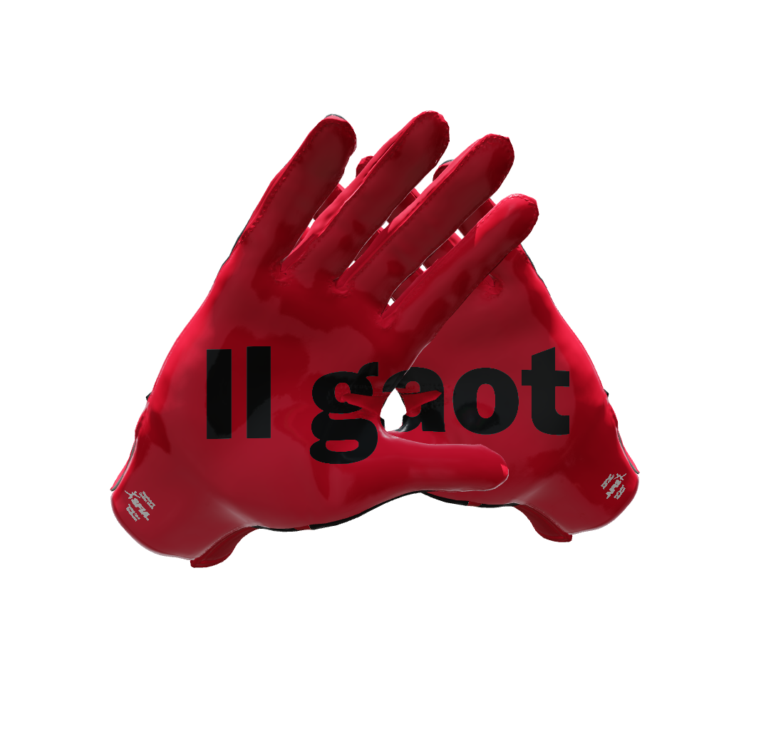 Custom Created Football Glove 172476