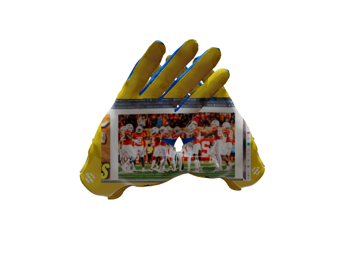 Custom Created Football Glove 321420