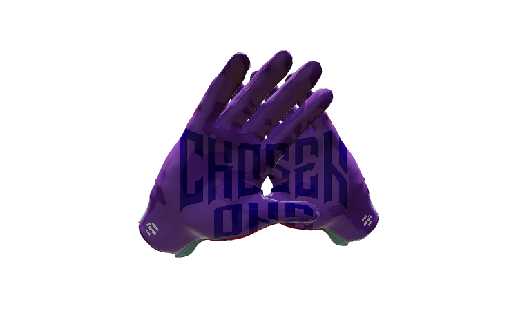 Custom Created Football Glove 366860