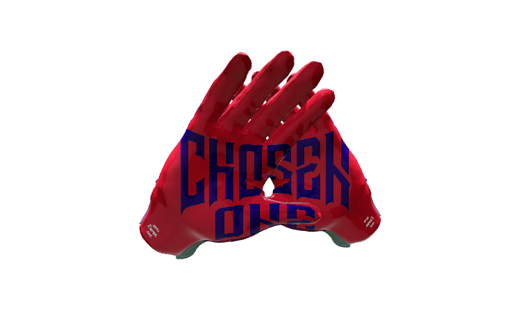 Custom Created Football Glove 529643