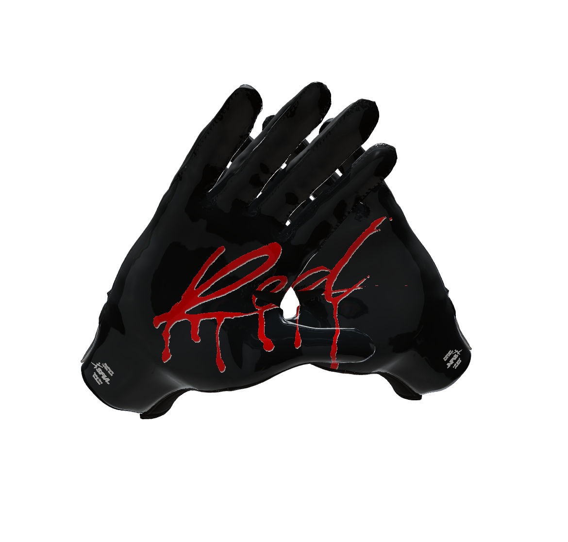 Custom Created Football Glove 102001