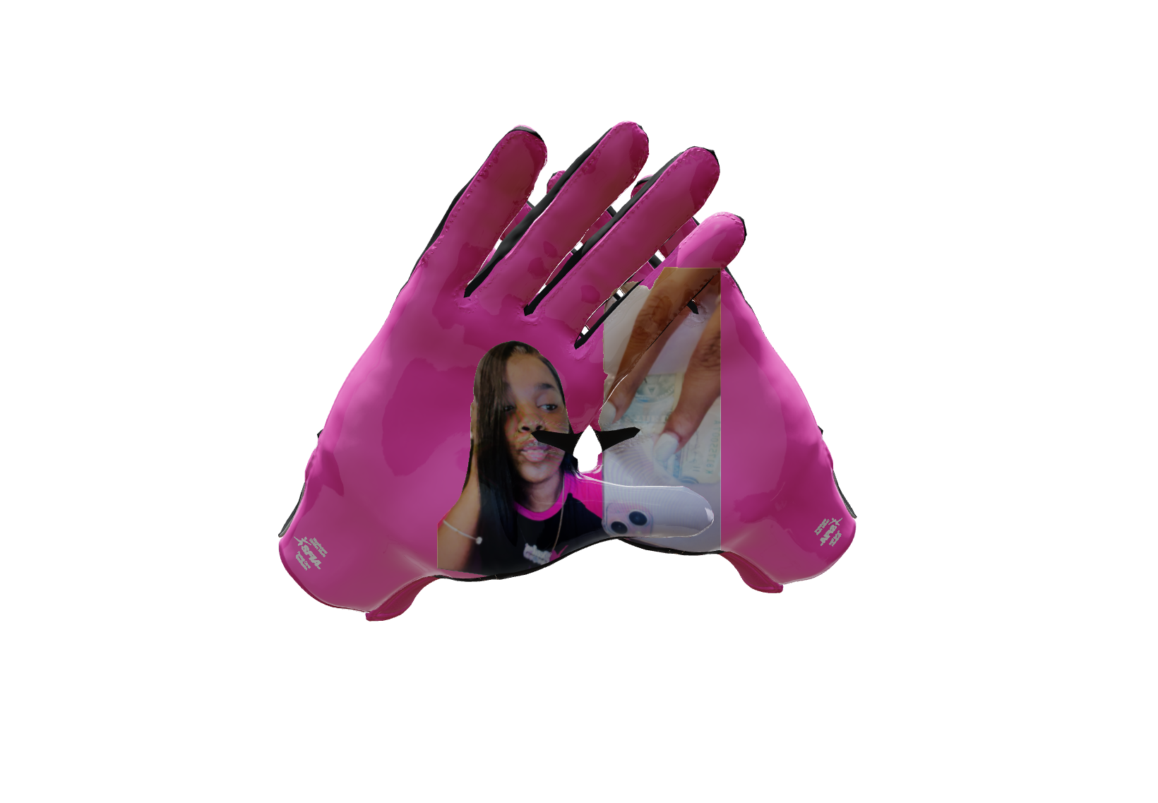 Custom Created Football Glove 577144