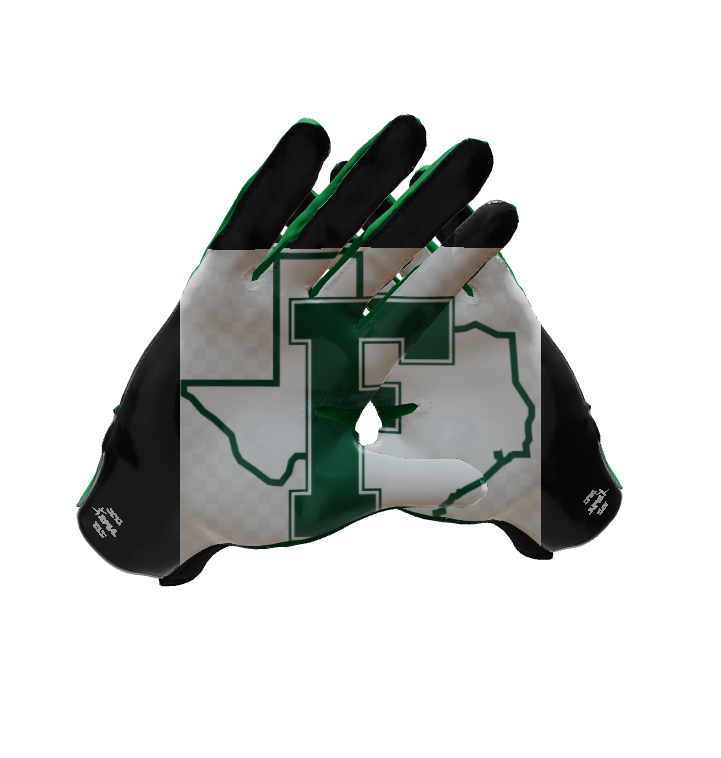 Custom Created Football Glove 130309