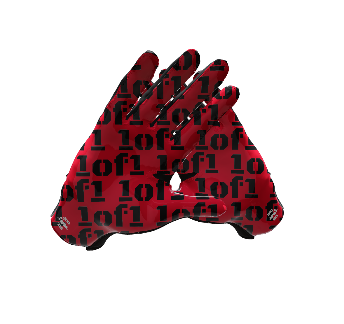 Custom Created Football Glove 820131
