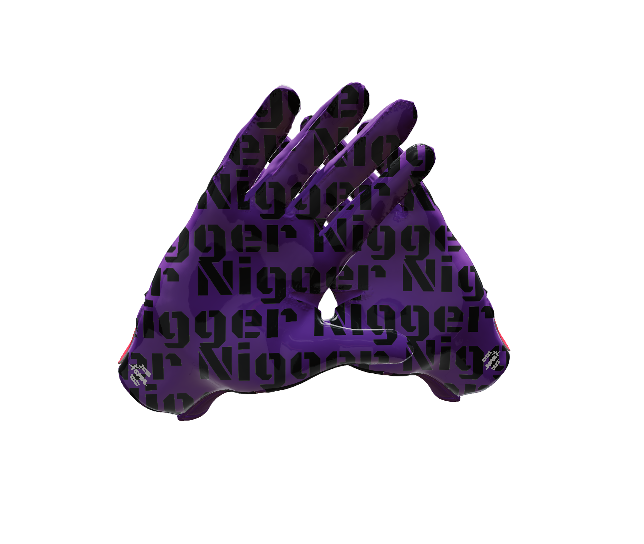 Custom Created Football Glove 817561