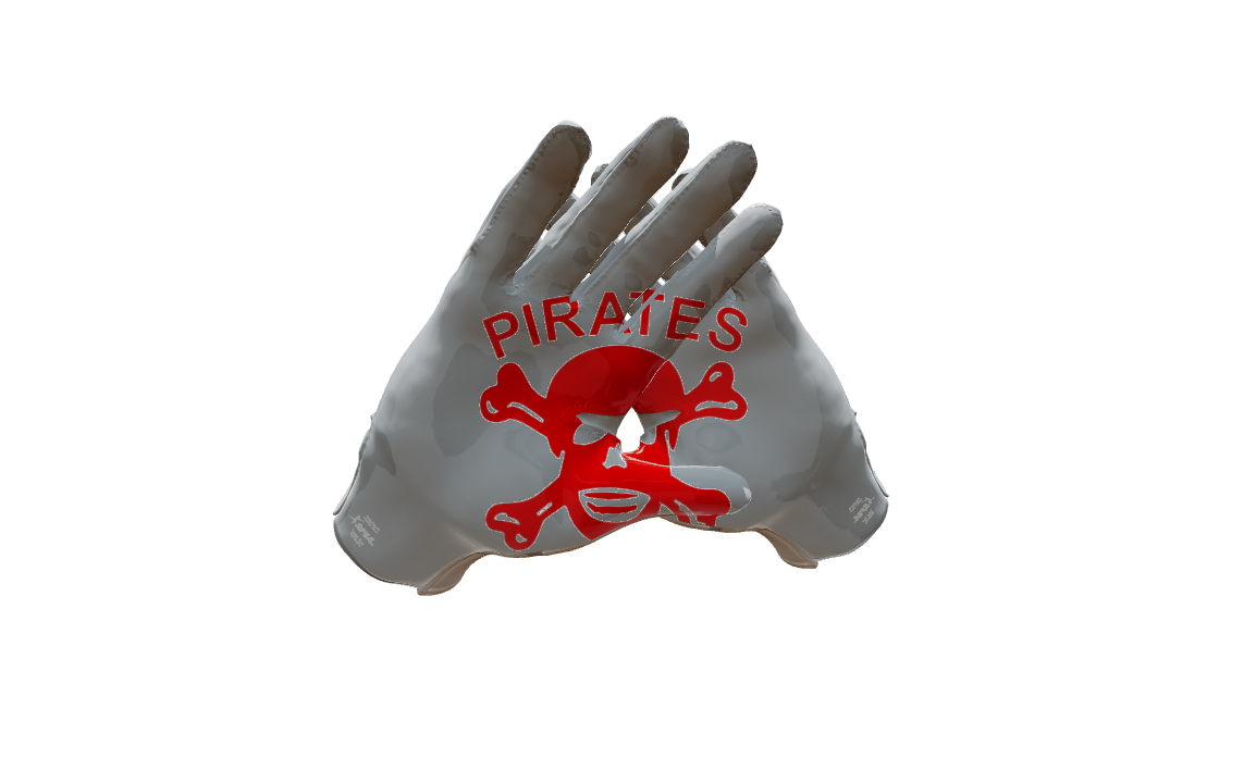 Custom Created Football Glove 876489